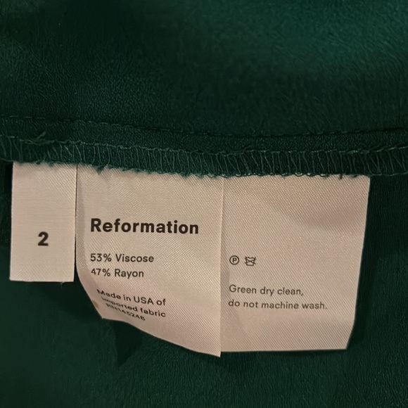 Reformation Gavin Emerald Midi Dress - Picture 8 of 8